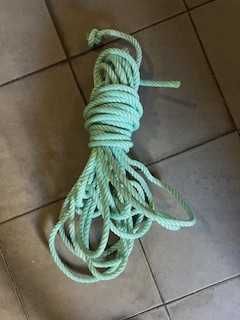 Corda de Niylon verde com 25 m