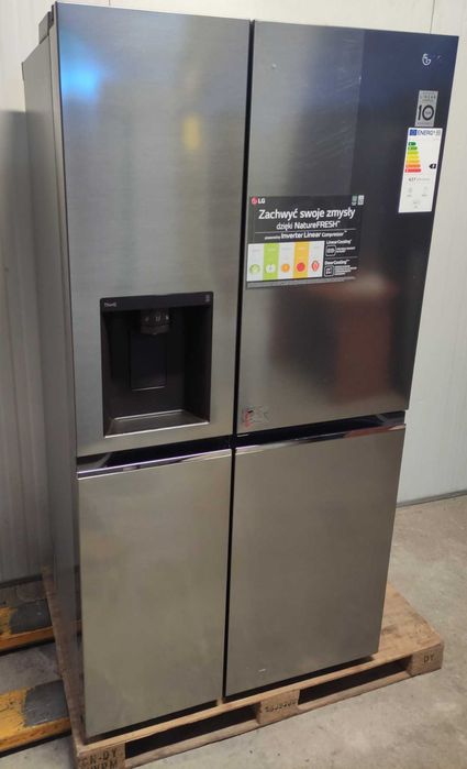 Lodówka LG GSJV71PZTF Side by Side No Frost Kostkarka OUTLET 16JG21