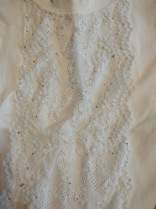 Білий гольф для дівчинки