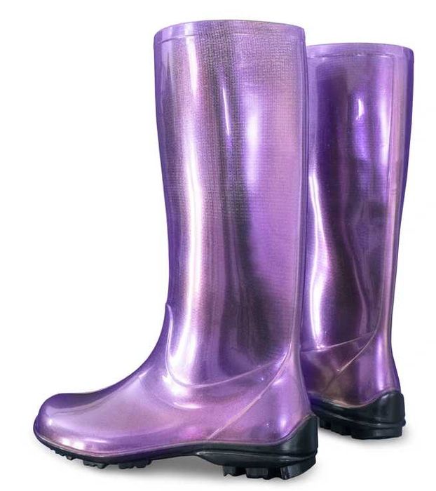 Kalosze Damskie Wysokie Buty Lekkie Kameleon PVC Modne r.37,41