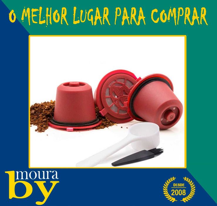 Café Nespresso 3 Cápsulas Recarregáveis Reutilizável