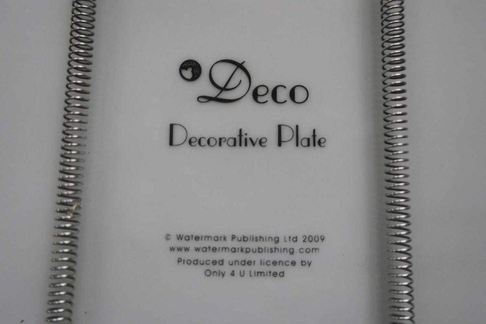 Stary porcelanowy talerz styl Art Deco
