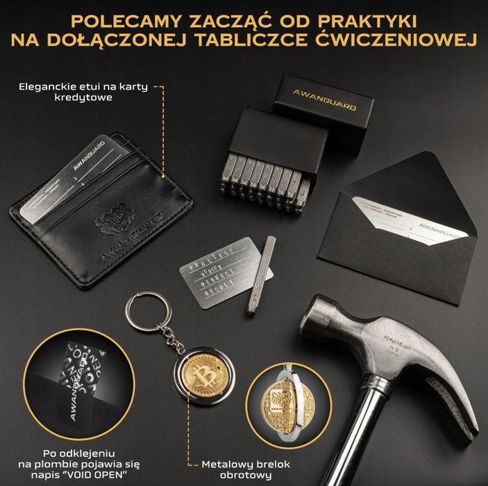 AWANGUARD Ultimate - Portfel Kryptowalut, Stalowy Nośnik Danych SEED