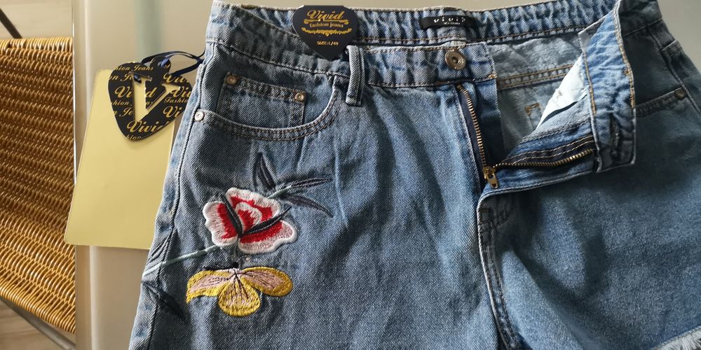 Spodenki New Denim Vivid rozm:L/40 pas 84 cm