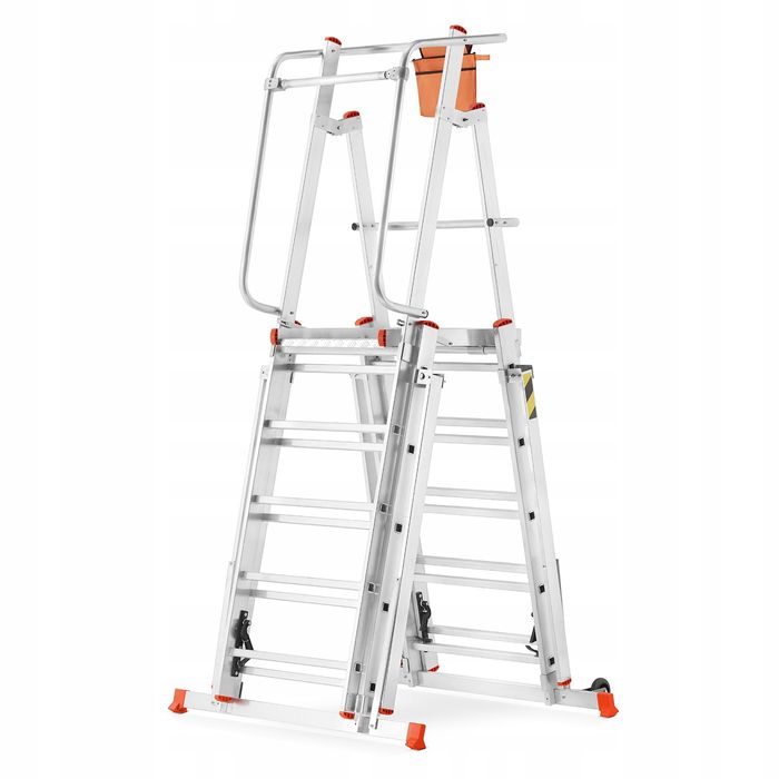 Drabina rusztowanie aluminiowe podnośnik HIGHER 8104-C