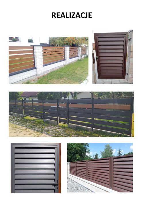 Przęsło 120x200 ogrodzenie palisada panel płot sztacheta PROMOCJA