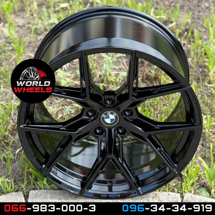 Диски R20 5x120 BMW X5 X6 E53 E70 F15 E71 F16 VOSSEN разноширокие черные ковка