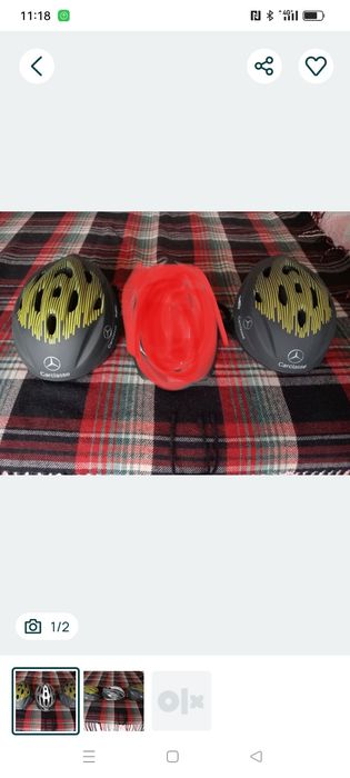 Capacetes de bicicleta novas vendo