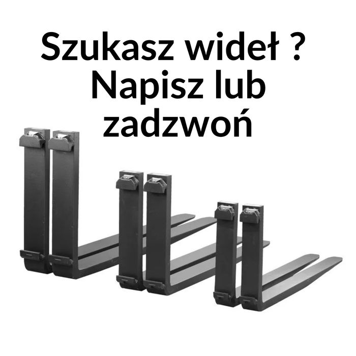 Kompletne widły długość 1100mm klasa karetki 3A udźwig  3.2T 100x40 mm