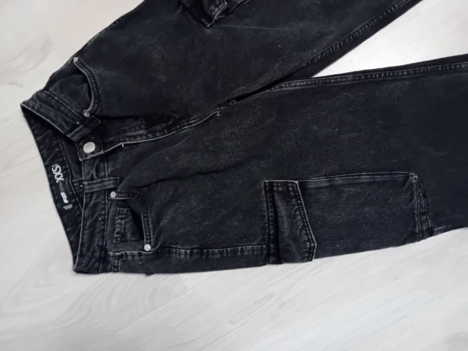 #ÐB Sisiter spodnie czarne szerokie nogawki