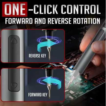 Kit Chave de Fenda Elétrica de Precisão com Led S2 75