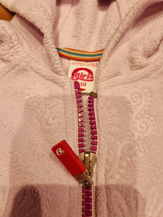 Bluza polarowa R 110 RESERVED rozpinana z kapturem i ściągaczami