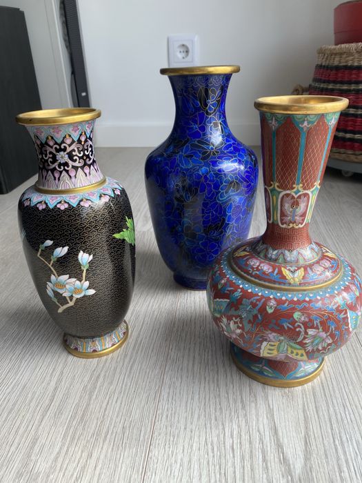 Jarras em cloisonné