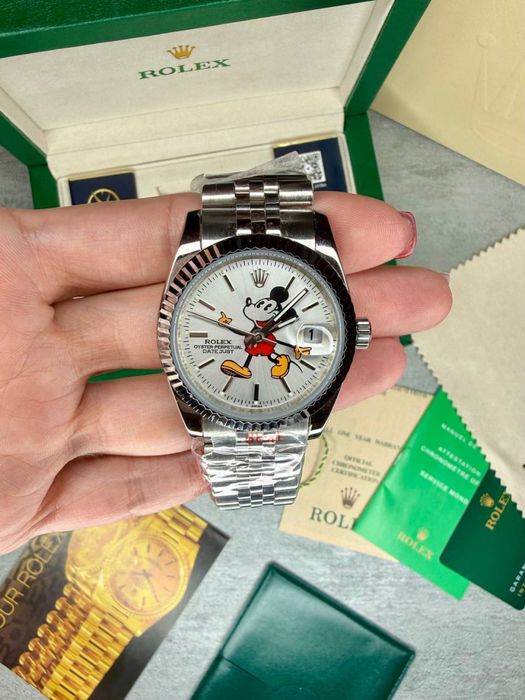 Rolex Datejust Mickey Mouse edition. Женские/детские Ролекс