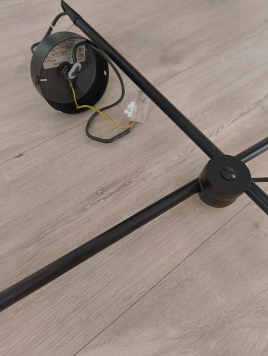 Lampa wisząca Sticks 5-punktowa stalowa czarna Nowodworski 6270