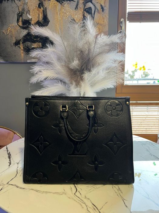 Torebka Shopper Louis Vuitton skóra naturalna