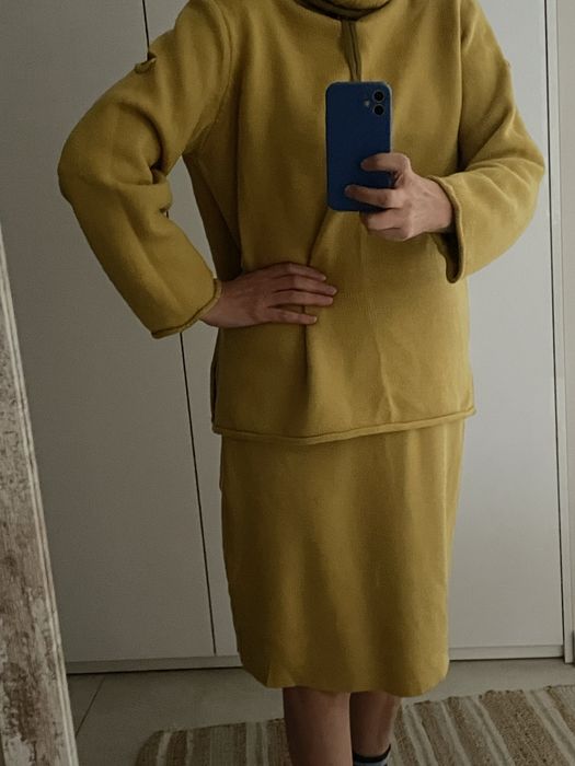 Garsonka sweter i spódnica merino