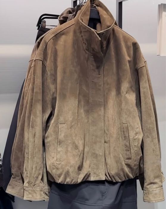 Kurtka zamszowa bomber Zara