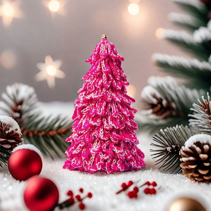 Шикарные новогодние ёлочки ручной работы