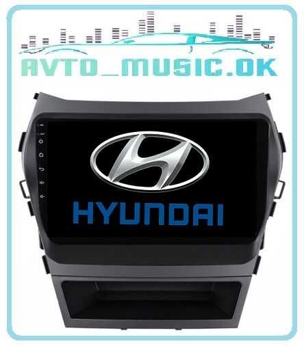 Магнітола HYUNDAI Santa Fe Android, Qled, GPS, USB, 4G, CarPlay!