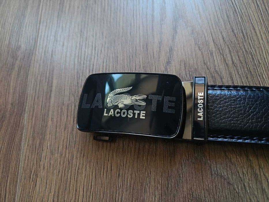 Pasek skórzany męski Lacoste