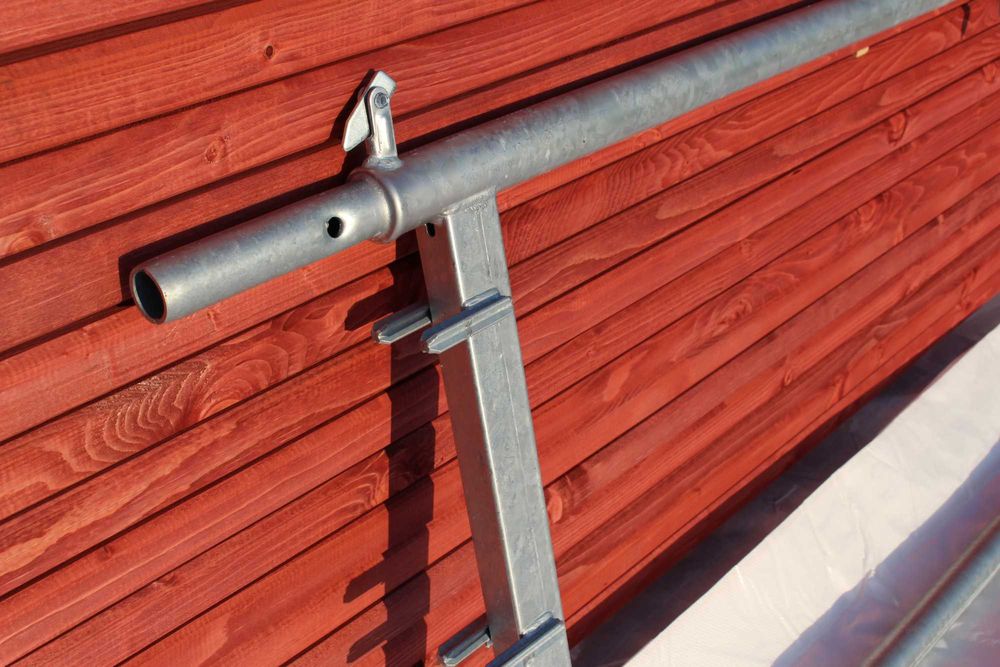 Rusztowanie elewacyjne szczytowe plettac 12x8m powierzchnia rob 84m2