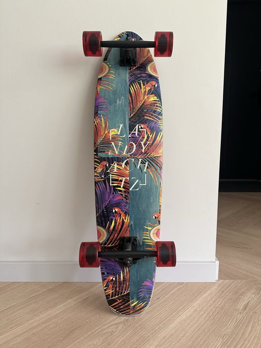 Landyachtz Maple Ripper Tropical Nights – longboard w bardzo dobrym stanie