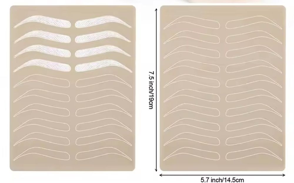 Zestaw do nauki techniki microbladingu brwi microblading skórki