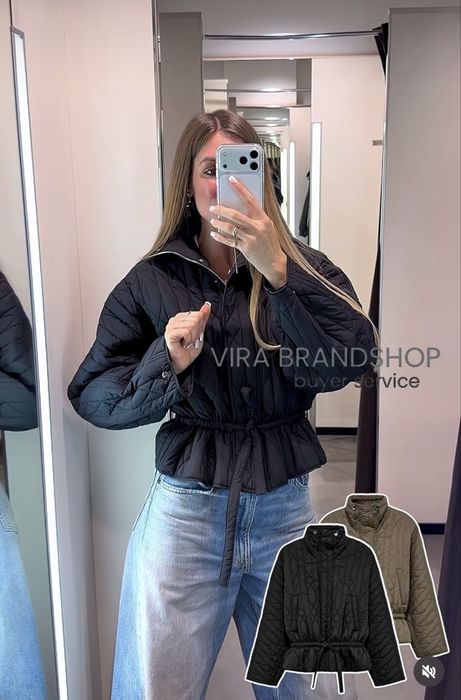 Курточка Zara черная