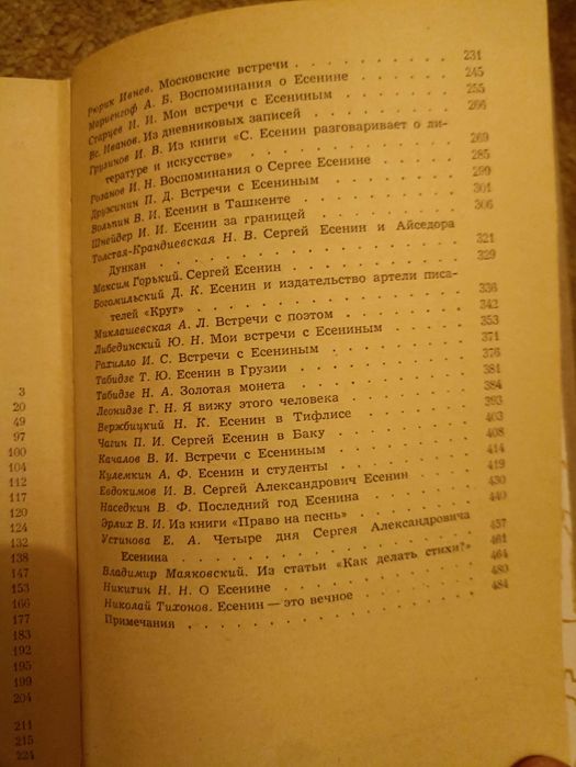 Воспоминания о Сергее Есенине