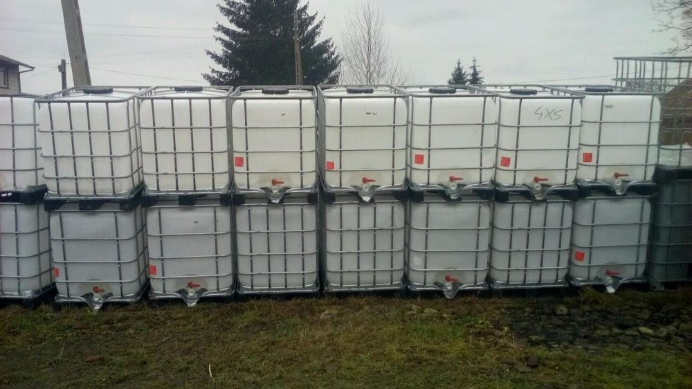 Zbiorniki 1000L 600 L woda ryby karp spożywka RSM olej napędowy