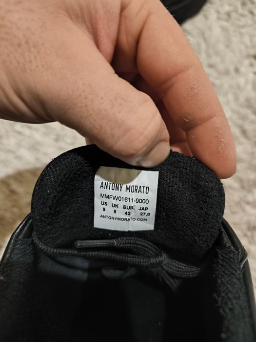 Antony morato 707 кросівки шкіряні зимові
