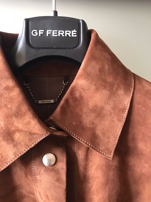 Рубашка куртка натуральная замша cos