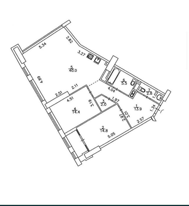 ‼️Продаж 3к квартири 96.6 м2 в ЖК Manhattan City 2 будинок‼️