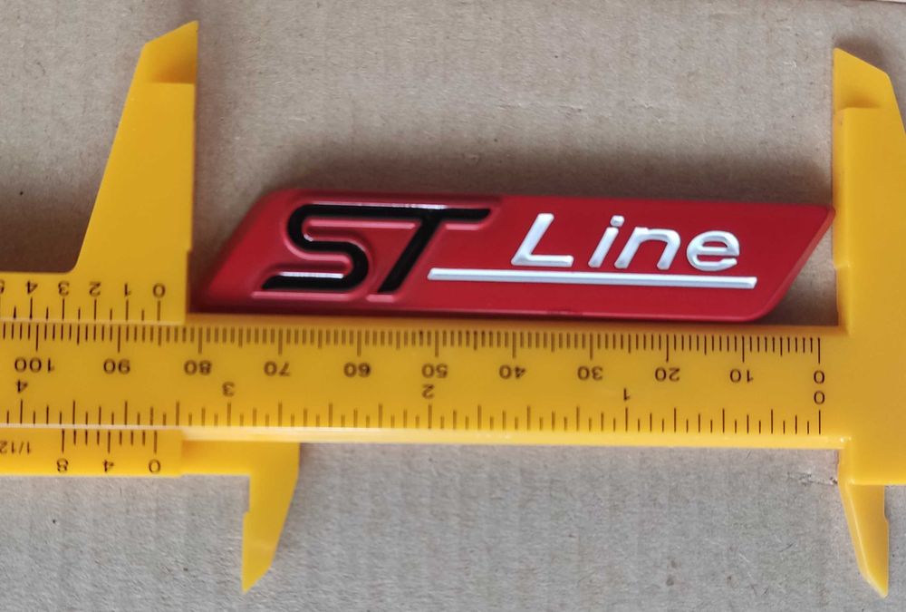 Эмблема STline ST line автомобиля Ford Focus, Mondeo, Fiesta, Fusion