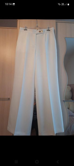 Garnitur biały elegancki L