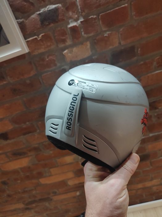 Kask narciarski dziecięcy Rossignol 50cm srebrny
