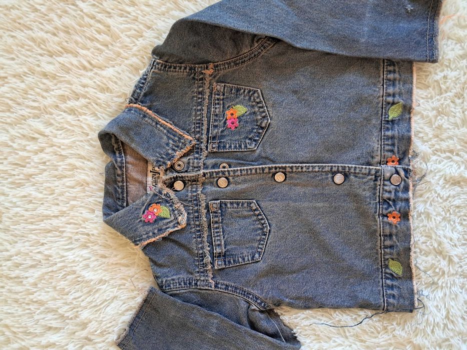 Джинсова курточка для дівчинки