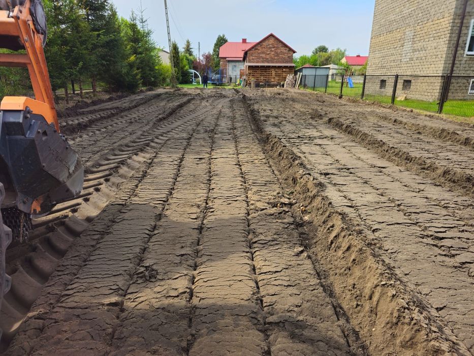 Mulczowanie wgłębne powierzchniowe karczowanie działek rekultywacja wycinka drzew mulczer