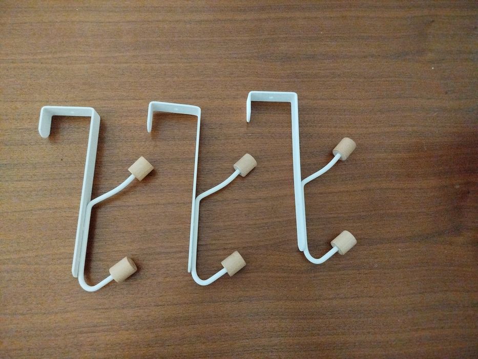 3 ganchos para porta