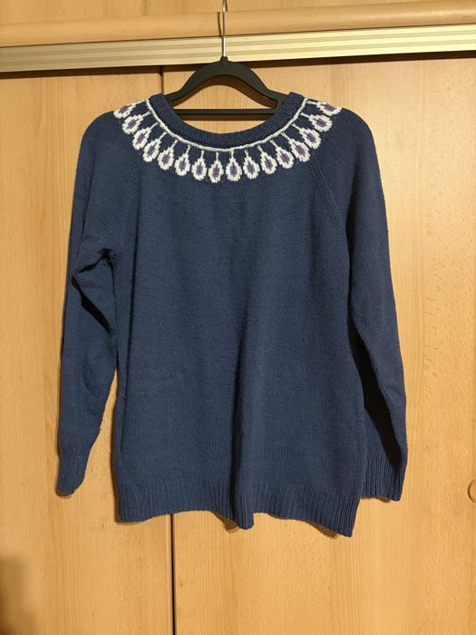 Sweter damski  niebieski
