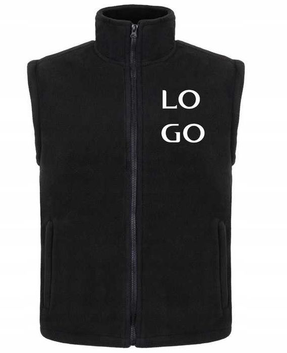 Kamizelka polarowa z polaru z logo firmy firmowa