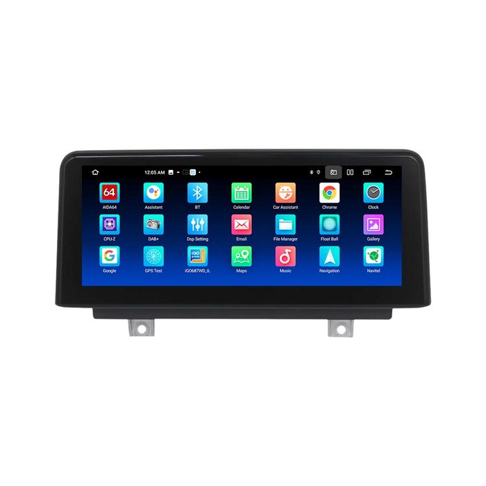 Autorrádio Android 14 BMW Série 3/4 F30 F31 F32 F36 — 10,25" CarPlay Android Auto
