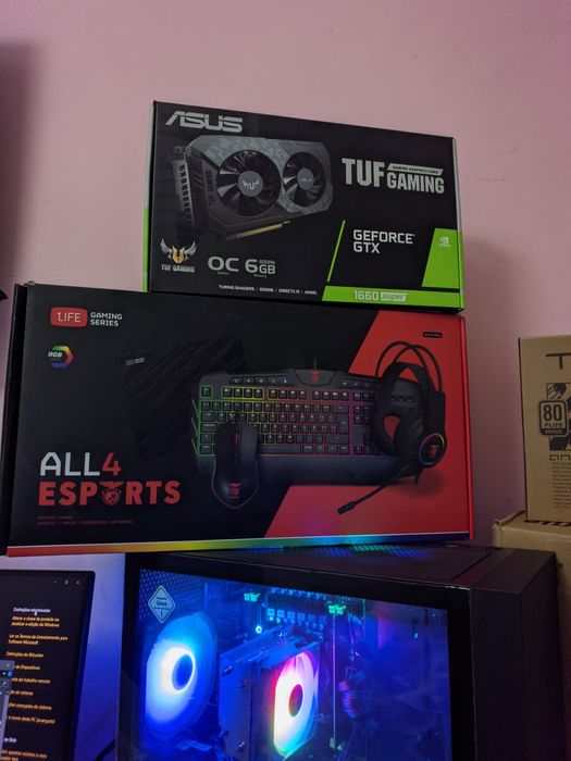 2x Pc Gaming 14 cores, 16gb ddr4, Nvidia Super headset monitor teclado