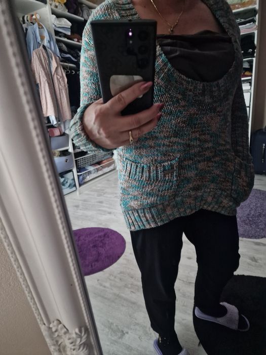 Sweter Reserved roz S oversize