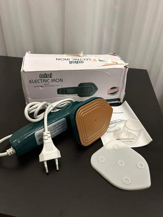 Mini żelazko zielone