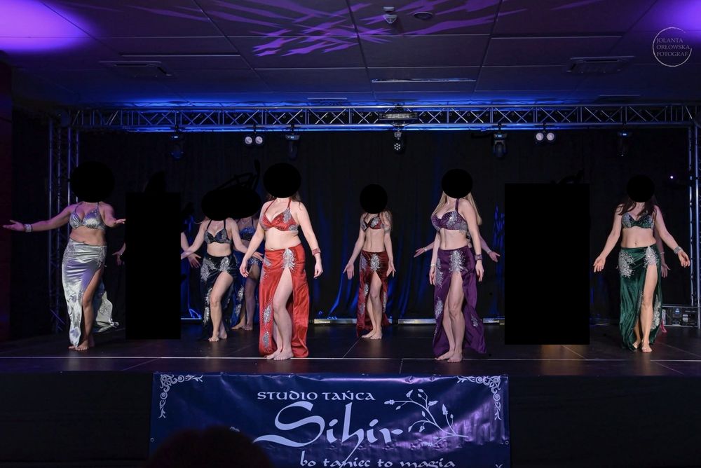 8 kostiumów do tańca orientalnego bellydance