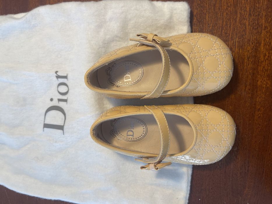 Christian Dior/Baby Dior originais sapatos menina
