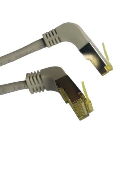 Kabel sieciowy DIGITUS CAT 6A RJ45-Ekranowany S/FTP wtyczka kątowa 90°
