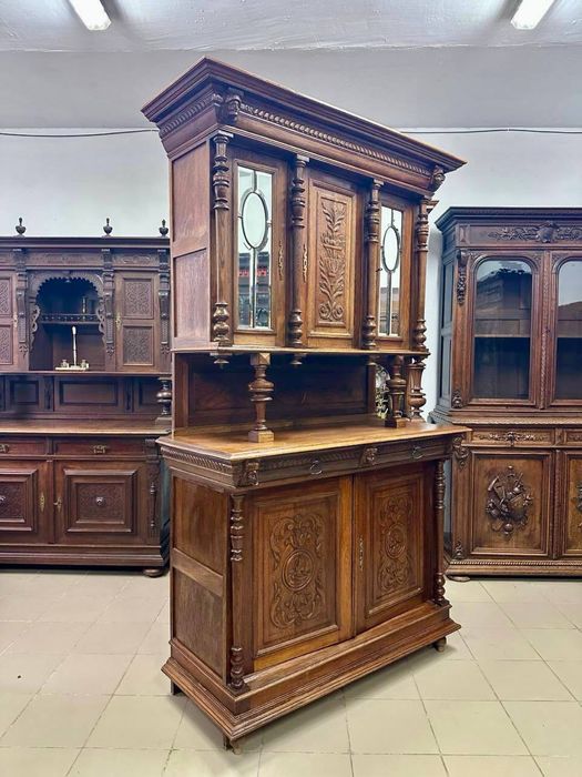 Антикварний сервант вітрина креденс 3996